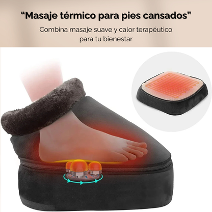 Calentador de pies con masajeador