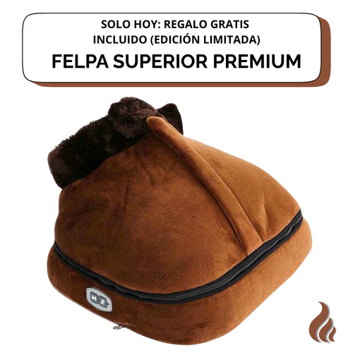 Calentador de pies con masajeador